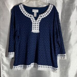 Alfred Dunner Womens Top